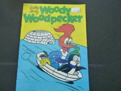 Vintage Comic Woody Woodpecker R1516 Can Post