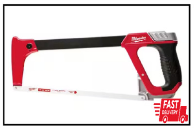 Adjustable High-Tension Hack Saw w 12 in. 24 TPI Bi-Metal Blade Internal Storage