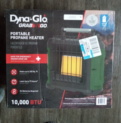 Dyna-Glo 10K BTU Grab N Go Portable Propane Heater - Green | eBay