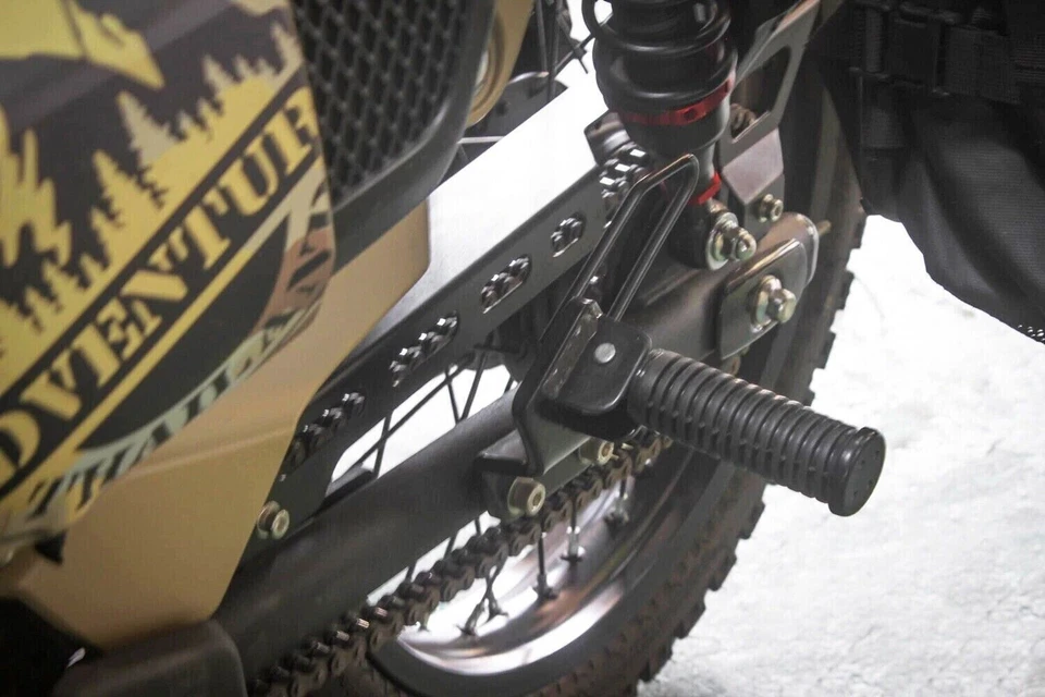 Reposapiés trasero Reposapiés para pasajero Apto para Honda CT125 Trail 125 2020-2024 Foto 3 de 4