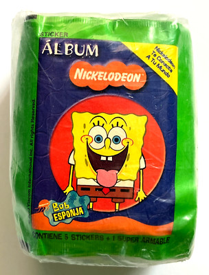 2003 BOX NICKELODEON Navarrete Stickers - 50 Sealed Packs Peru Squarepants #8