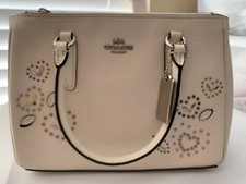 Coach F46292 Chalk Mini Suri Cross Body Bag NWT