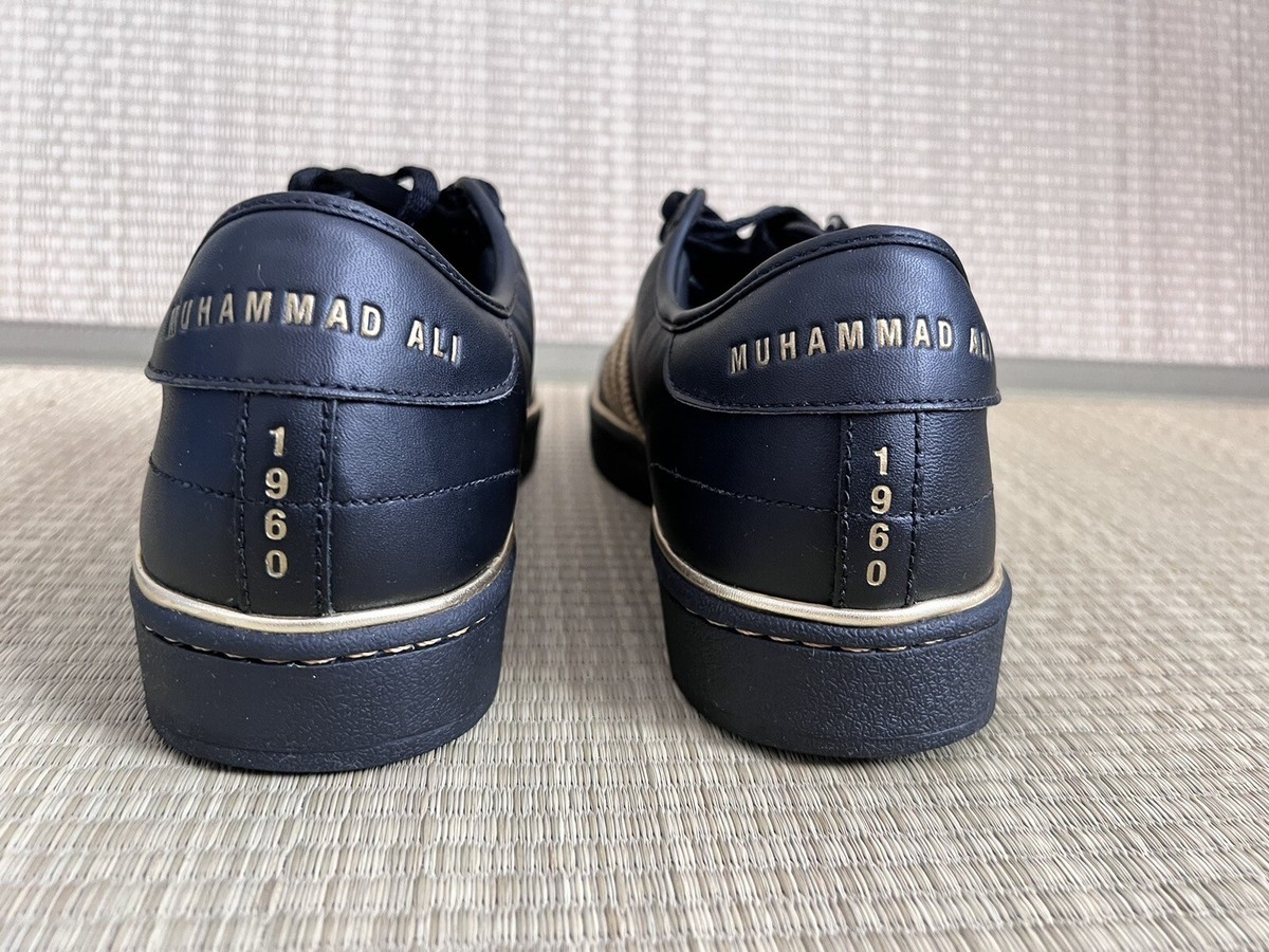 adidas Ali Classic 1960 Black/Gold Rare 945676 Muhammad Ali