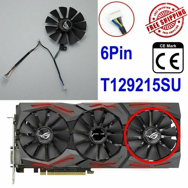 Ventola Di Ricambio Per Scheda Grafica ASUS Strix GTX 1060/1070/1080/1080Ti - Set 3 Ventole - Foto 13