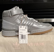 Unisex 6 Adidas Forum Mid Ivy Icy Park Silver Metallic 2021 GW2858 
