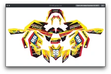 Fits Suzuki LTR450R GRAPHIC KIT STIKERS DECAL kit LTR 450r all years