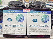 Youtheory Ashwagandha 1000mg Daily Adaptogen ...