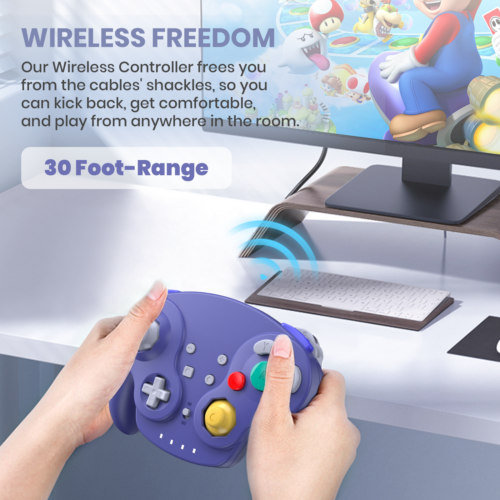 Wireless GameCube NSO Controller for Nintendo Switch Online/PC/Android/iOS/Steam - Picture 12 of 14