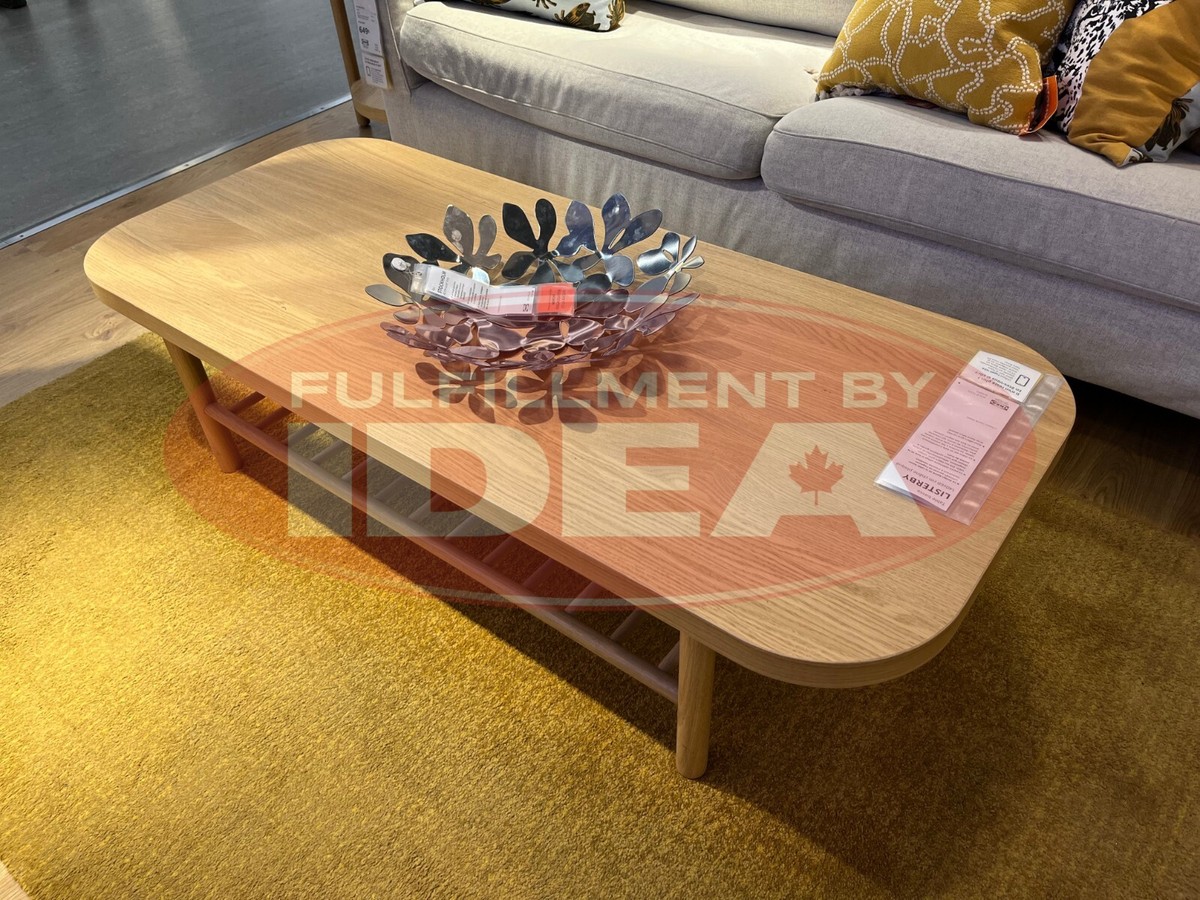 Brand New IKEA LISTERBY Coffee Table Oak Veneer 305.139.04 | eBay