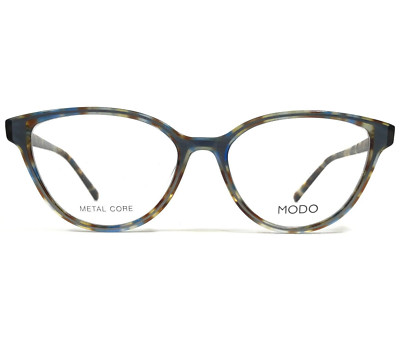 MODO Eyeglasses Frames 6621 BLUTT Brown Blue Tortoise Cat Eye 51-16-140