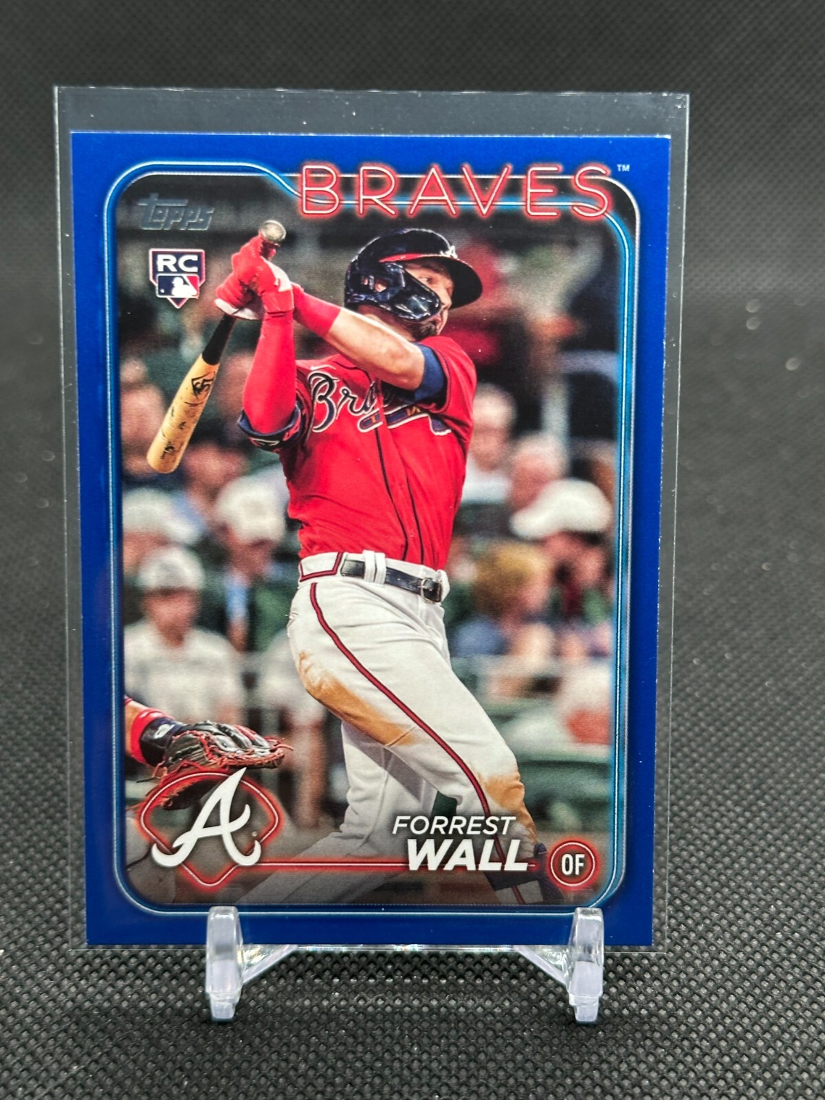 2024 Topps Series 2 ROYAL BLUE Forrest Wall ROOKIE #391 - Atlanta Braves