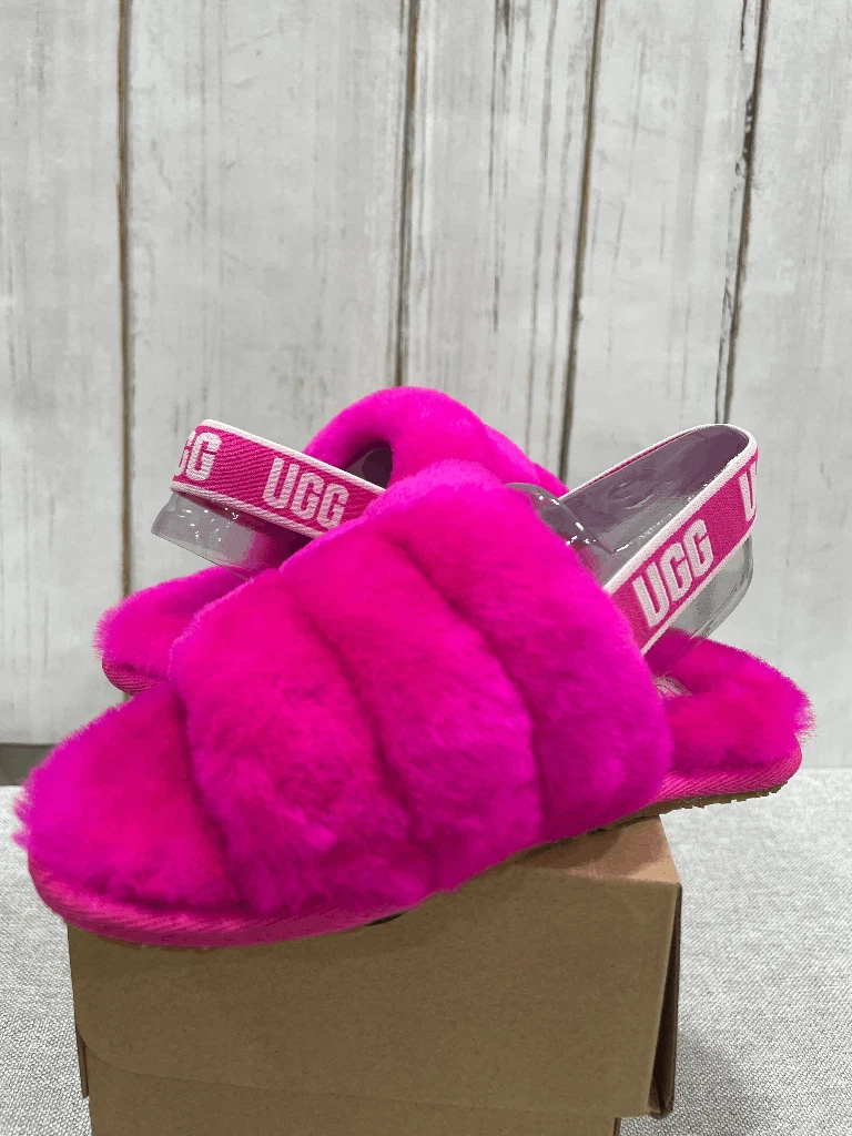 Ugg fluff yeah hotsell slide rock rose