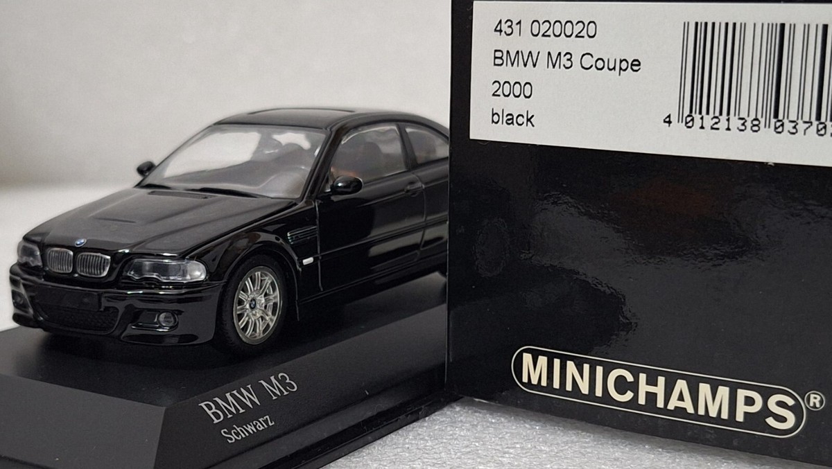BMW M3 ミニカー 1/43ブラック 1/43 Minichamps BMW M3 GTR in Dark Blue DEALER Edition 80 42