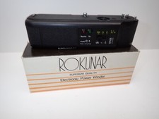Vintage ROKUNAR Model C-1 Canon A Series Camera Electronic Power Winder New NOS