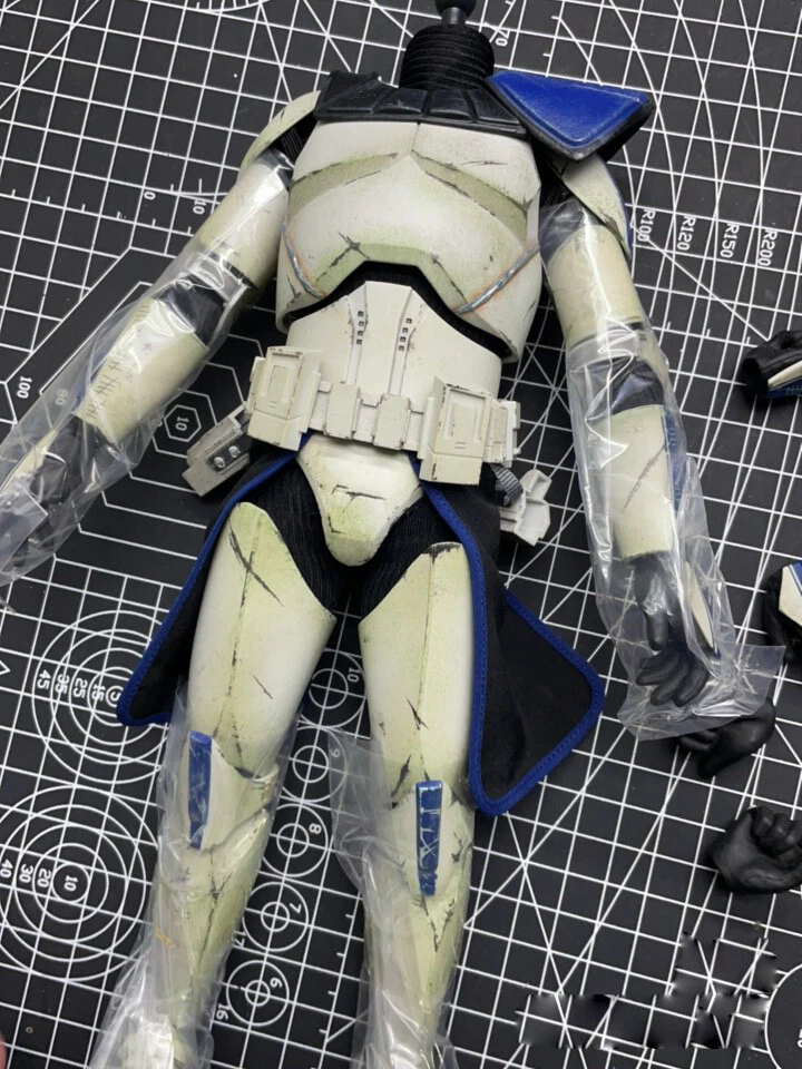 Hot Toys HT TMS018 1/6 Capitán Rex Cuerpo Figura Trajes Star Wars: The Clone Wars Foto 3 de 4