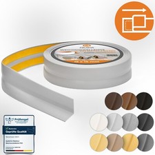 Quest Weichsockelleiste Selbstklebend 15x15mm PVC Sockelleiste Abschlussleiste