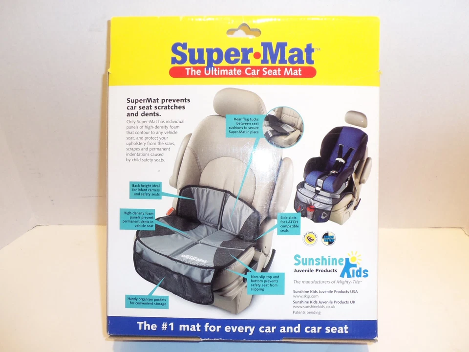 NEW Sunshine Kids Super Mat Ultimate Car Seat Mat Protector for Baby Car Seats - Image 2 of 3