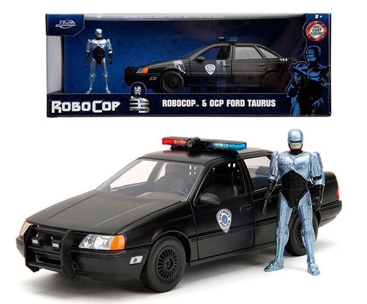 Wロボコップ OCPパトカー フィギュア Robocop & OCP Ford Taurus Detroit Police 1/24 Scale Figure +