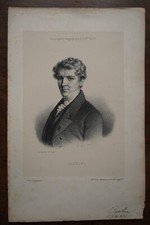 COCHIN JEANIS (1789-1841) PORTRAIT ENGRAVING 19th century, born in PARIS