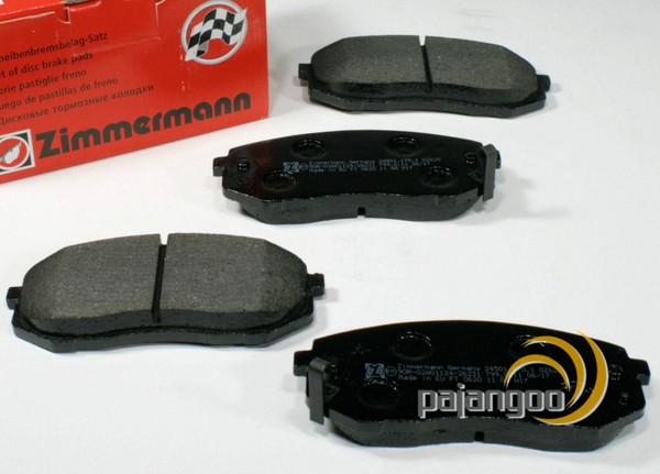 Zimmermann BremsbeläGe Hinten Passend FüR Citroen Mazda Mitsubishi Peugeot-image