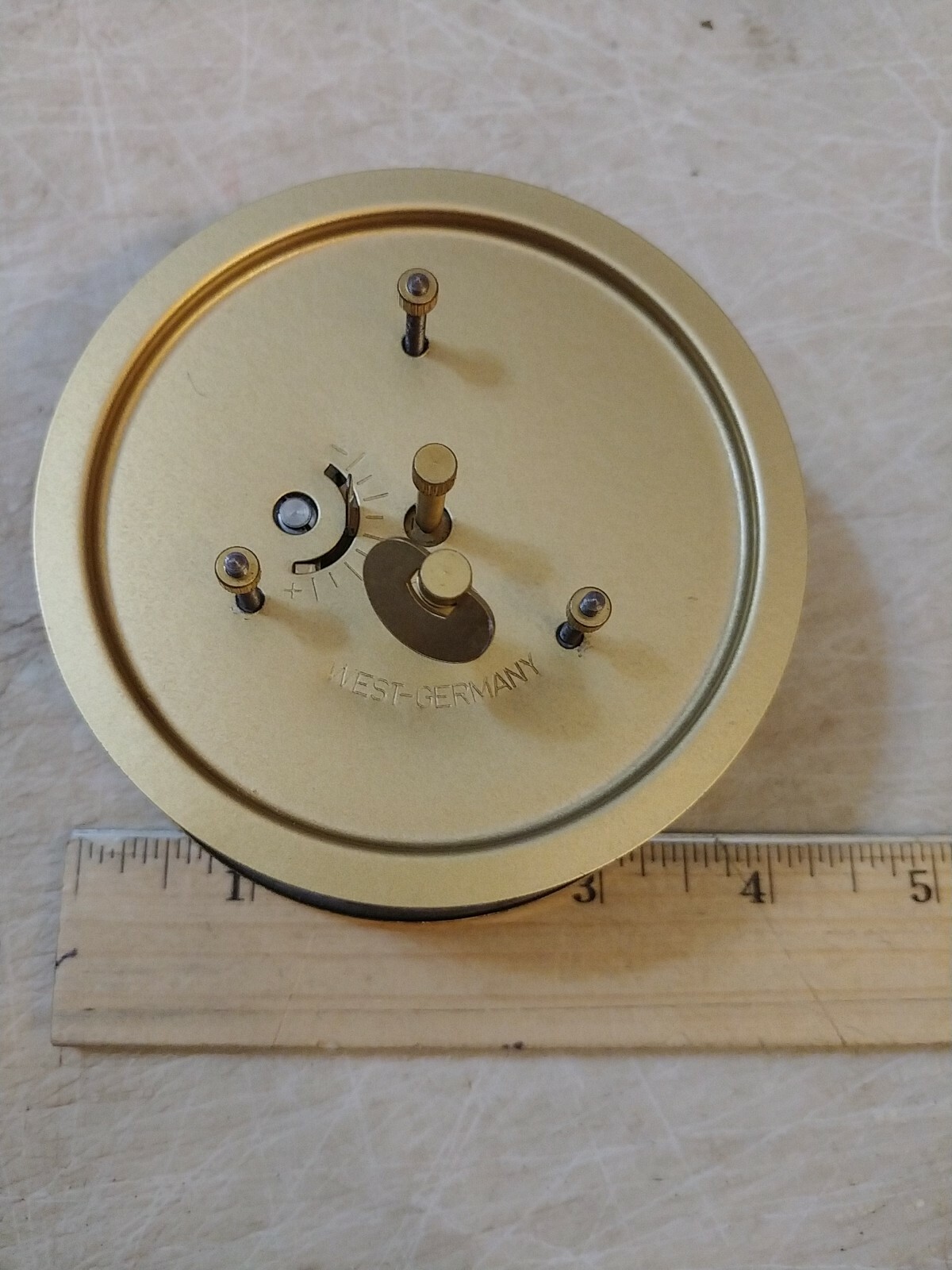 GEBR HAUSER MANTLE CLOCK MERCEDES NO CASE eBay