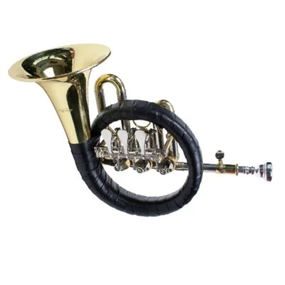 KARL GLASER Cuerno de príncipe Pless de alta calidad, Bb, cuerno de caza, válvulas cilíndricas, juego de plata nueva