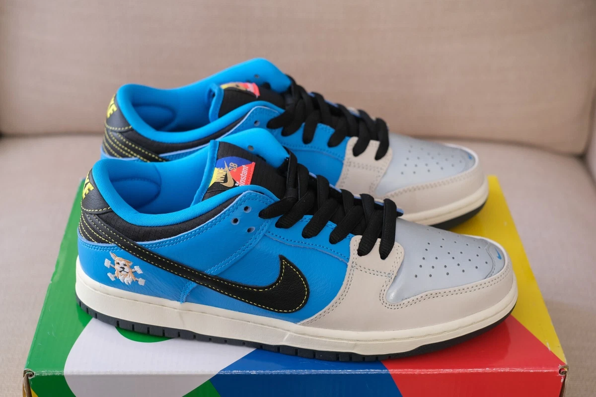 Nike Instant Skateboards x Dunk Pro SB QS Low Blue for Sale