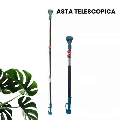 Kit potatura forbice cesoia motosega 6" a batteria 48V + asta telescopica 240mm - Foto 7 di 7