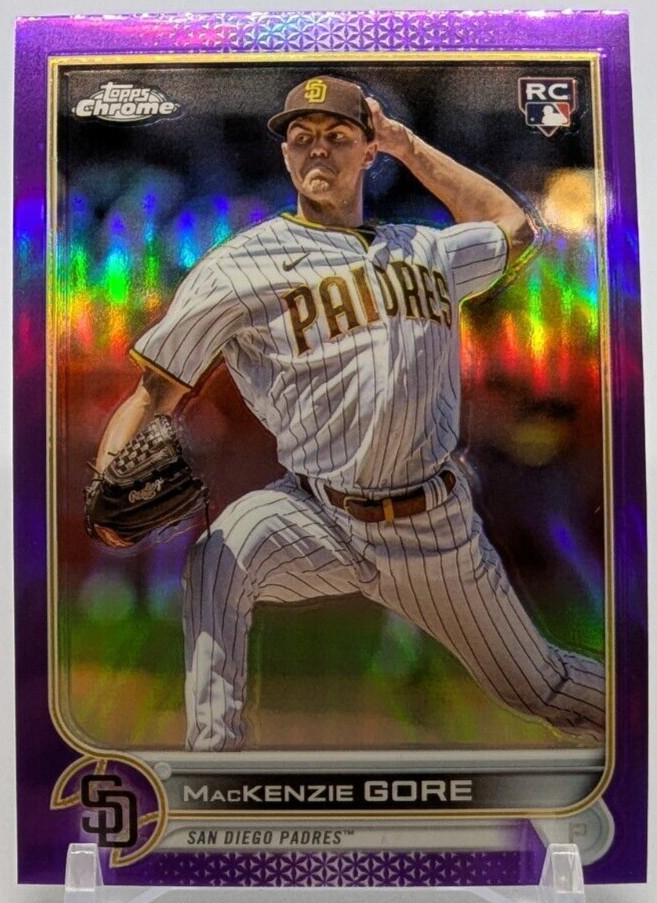 ⚾2022 Topps Chrome Update Series - Purple Refractor #USC182 Mackenzie Gore (RC)⚾
