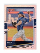 2020 Donruss Career Stat Line Noah Syndergaard #168/500