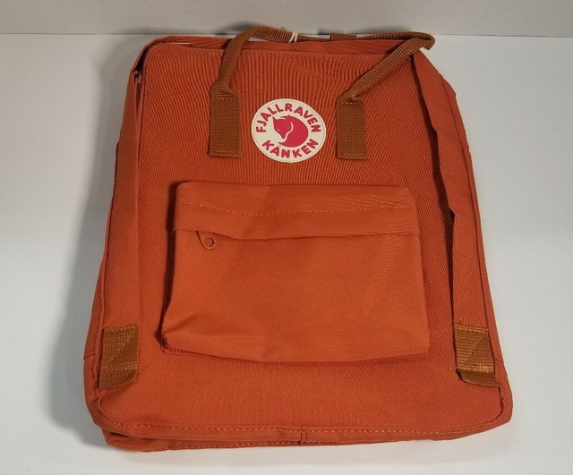 fjallraven backpack orange