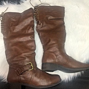 xoxo boots lace up