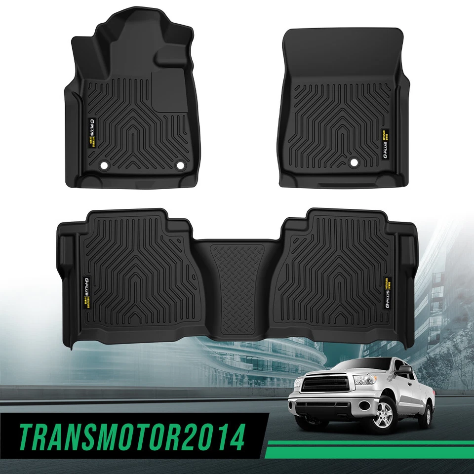 New TPE Floor Mats Liners Fit For 2007-2011 Toyota Tundra Double Cab / CrewMax - Изображение 2 из 4
