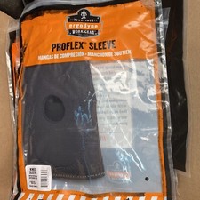 Ergodyne ProFlex 615 Knee Sleeve w/ Open Patella/Anterior Pad Small Black Brace