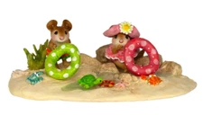 Wee Forest Folk SEASIDE URCHINS, WFF# M-477c, Beach Mouse, Limited Edition 2023