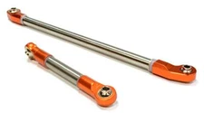 Billet Machined Titanium Alloy Steering Linkage Set for Axial 1/10 SCX-10
