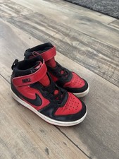 Nike Youth Flexrunner Slip-On Shoes Red/Black, Size 11C