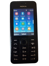 Nokia 301 - Black - Locked to O2- 3G Retro Mobile Phone - Good Condition - 3.2MP