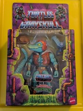 Leatherhead Metal Teeth Variant Turtles of Grayskull TMNT MOTU Mattel