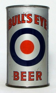 Bull's Eye Beer 12 oz. Flat Top Beer Can Golden West Brewing (See Description)