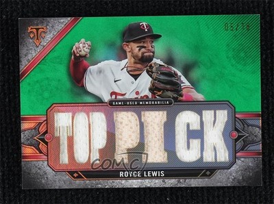 2024 Topps Triple Threads Relics Emerald 5/18 Royce Lewis #TTR-ROY1 02ti