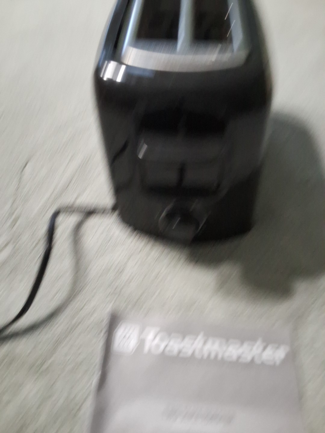 Toastmaster Toaster 2 slice-black (model TM-102TS)