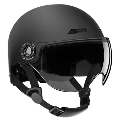 Offener Motorradhelm mit Klappvisier, Roller Helm für Herren & Damen, Schutzhelm