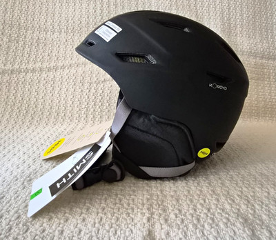 Smith Mission Ski Snowboard Helmet, MIPS, Matte Black,  Size: Small