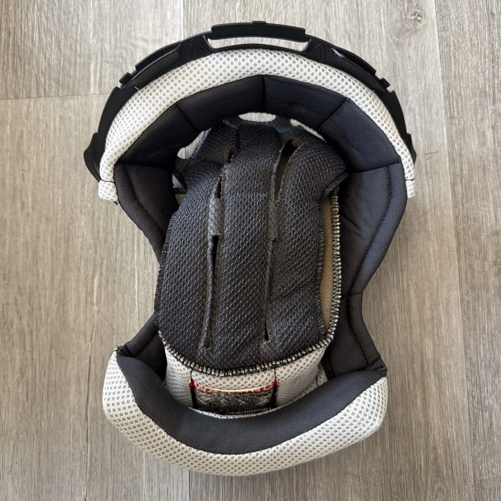 SHOEI VFX-W TOP INNER LINER CENTER PAD X-LARGE LIGHTLY USED