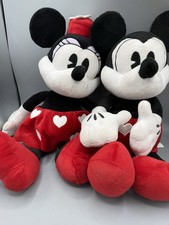 Disney Mickey Minnie Mouse Plush Lot 2 Large 16 Stuffed Toy Just Play