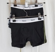 Hanes Boys 6 PACK Originals Boxer Briefs Stretch Underwear Multicolor Size Small