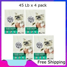 (4 pack) Special Kitty Clumping Clay Cat Litter, Fresh Scent, 45 lbs Box 0.30 per pound