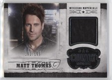 2014 Panini Country Music Musician Materials Silver /199 Matt Thomas #M-MT 1l2