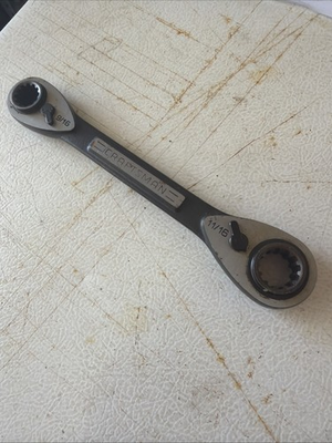 #ad Craftsman Reversible Ratcheting Box Wrench 9 16” 5 8” 11 16” 3 4” V Series USA $30.00